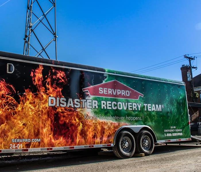 The SERVPRO van tells potential clients and customers that we are ready for whatever happens!