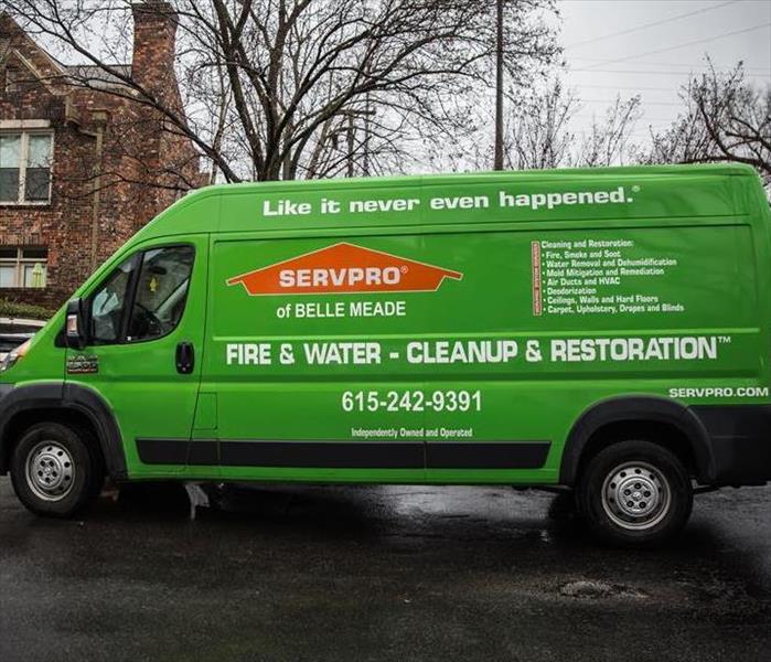 At SERVPRO of Belle Meade and West Nashville, we make it “Like it never even happened.” It even says so on the van!