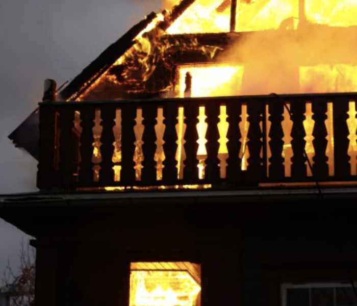 Fire damage to home or business 